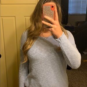 Light blue sweater